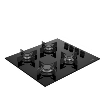 Arçelik OCD T 601-1 ES Gazlı Cam Tablalı Ocak Siyah