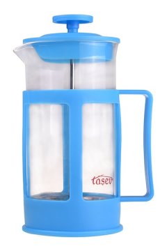 Taşev T0820  Magic - French Çay Press 350 ml Mavi bitki çayı demleme