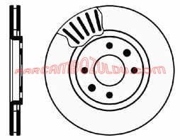 ÖN FREN DİSK TAKIM XSARA 4246.V3