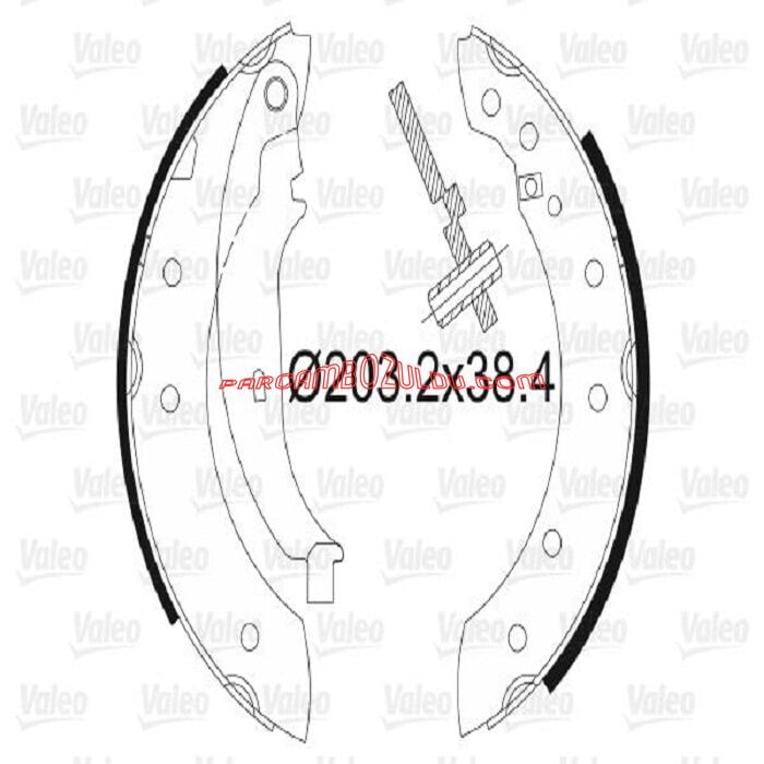Arka Fren Balatası R19 - 7701203979