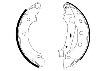 RENAULT KANGOO ARKA FREN BALATASI BENDİX 7701207555