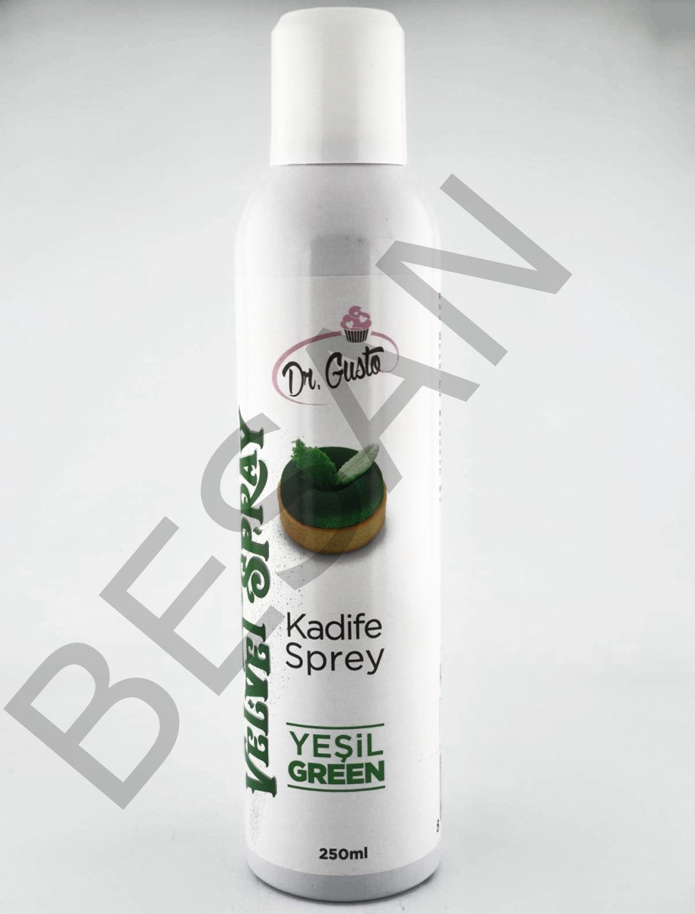 YEŞİL SPREY KADİFE BOYA 250ML DR.GUSTO