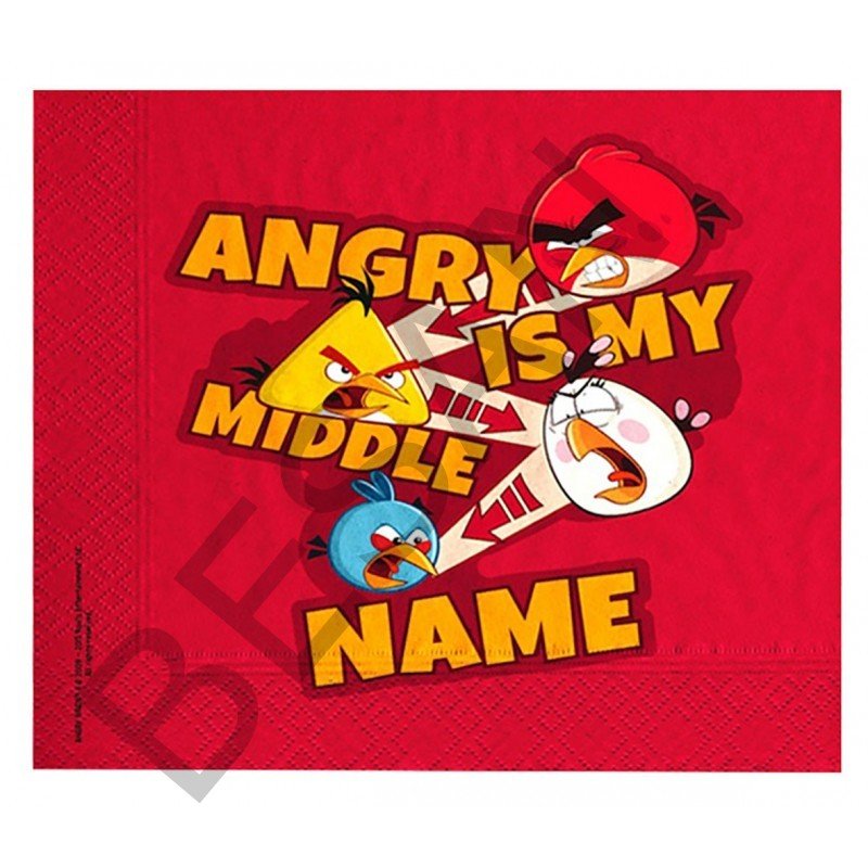 ANGRY BIRDS-2 PEÇETE 16 ADET 33cm.