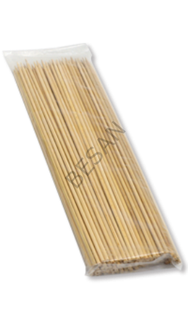 BAMBU ÇÖP ŞİŞ 25cm X 3mm. 100 ADET