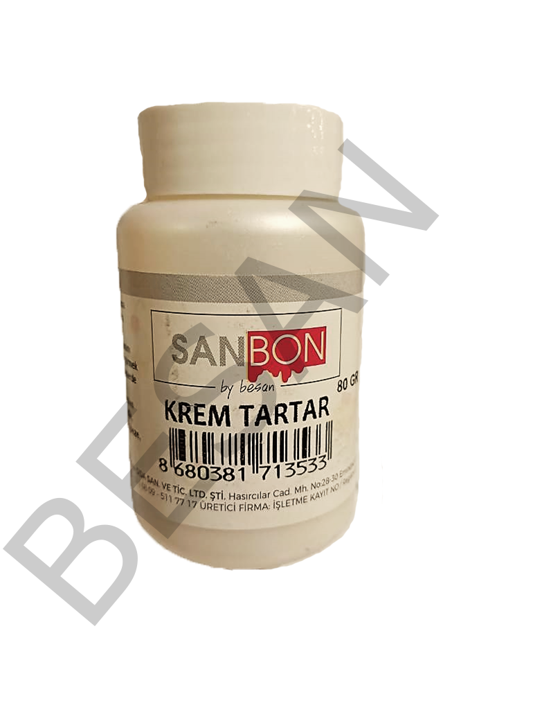 KREM TARTAR (KREMA SERTLEŞTİRİCİ) 75gr.