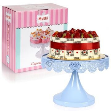 METAL CUPCAKE STANDI MAVİ