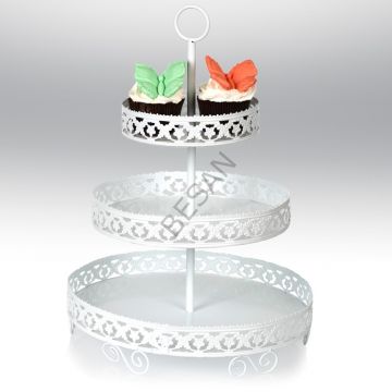 METAL CUPCAKE STANDI 3 KATLI