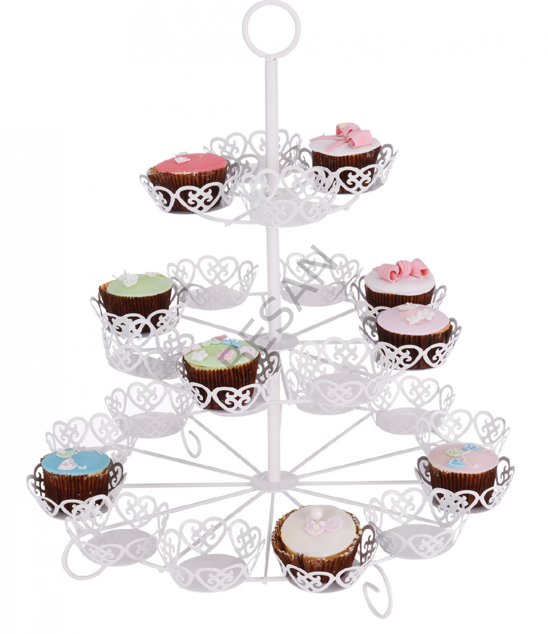 METAL CUPCAKE STANDI 3 KATLI / 24'LÜ