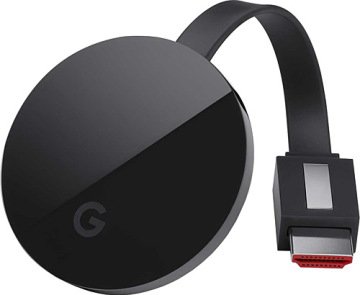 Google Chromecast Ultra 4K Kablosuz Görüntü Aktarıc