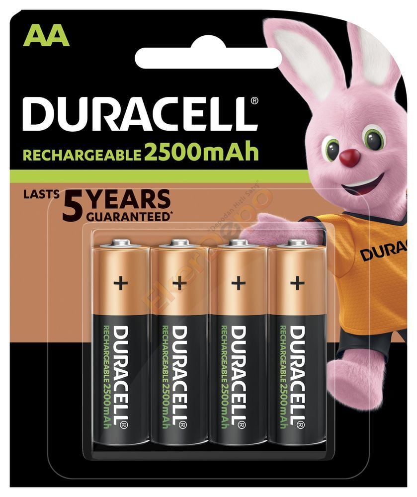 DURACELL ŞARJLI KALEM PİL (AA) 2500 MAH  4'LÜ