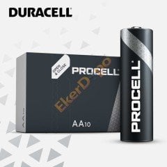 DURACELL PROCELL ALKALİN KALEM PİL AA 10'LU