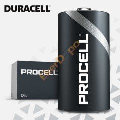 DURACELL PROCELL ALKALİN BÜYÜK PİL D 10'LU