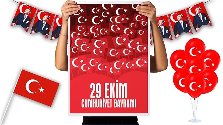 29 Ekim Kutlama Süsleri