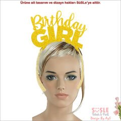 Birthday Girl Taç - Altın