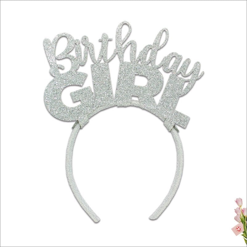 Birthday Girl Taç - Gümüş