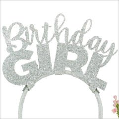 Birthday Girl Taç - Gümüş