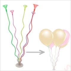 Spiral 50 cm, 5'li Balon Standı (Balonlar Hariç)