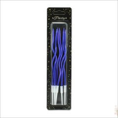 Spiral Krom MuM, 15 cm x 6 Adet - Mavi