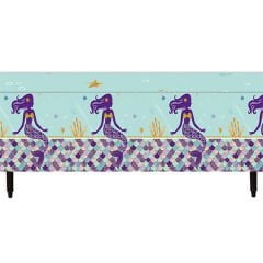 Pırıltılı Deniz Kızı Masa Örtüsü - 120cm x 180cm