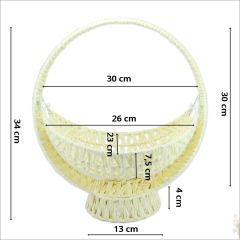 Sallanan Beşik Sepet - 34cm x 30cm