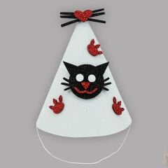 Kedi Doğum Günü Şapkası