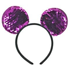 Pul Payetli Parti Tacı, Mor