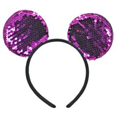 Pul Payetli Parti Tacı, Mor