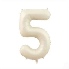 5 Yaş Rakam Krem Folyo Balon - 76 cm