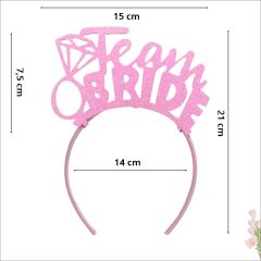 Team Bride Taç - Pembe