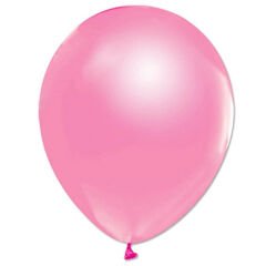 Balon Standlı, 7 Adet - Metalik Pembe Balon