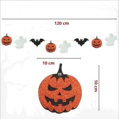 Halloween Dekoratif Eva Banner, 8 parça x 120cm