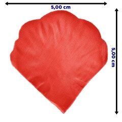 Yapay Gül Yaprakları, 300 Adet - Kırmızı