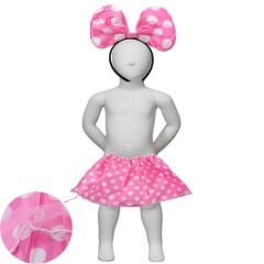 Tütü Etek ve Taç Takım Seti, Pembe