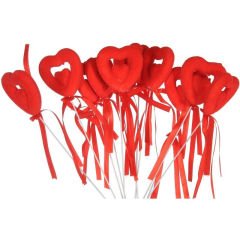 Kalp Çubuk İç İçe Kalp, 21 cm x 4,5 cm - 1 Adet