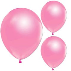 Balon Standlı, 7 Adet - Metalik Pembe ve Mor Balon