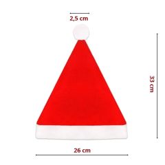 Yılbaşı Kumaş Şapka 33cm x 26cm - Yetişkin