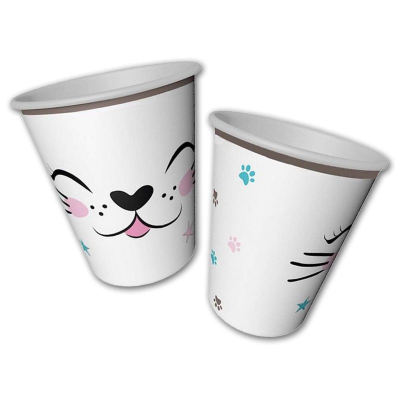 Miss Cat Karton Bardak - 8 Adet