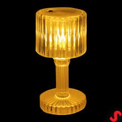 Retro Mini Masa Lambası Pilli Led Işık, 8,5cm x 4cm x 1 Adet