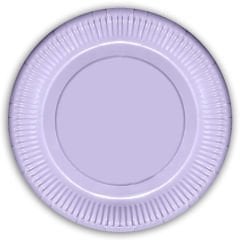 Makaron Karton Tabak, 23 cm x 8 Adet - Lila