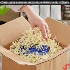 Zikzak Kırpıntı Kağıt Paketleme Dolgu Malzemesi, 50 gr - Krem