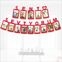 Seni Seviyorum Foto Banner, 154 cm