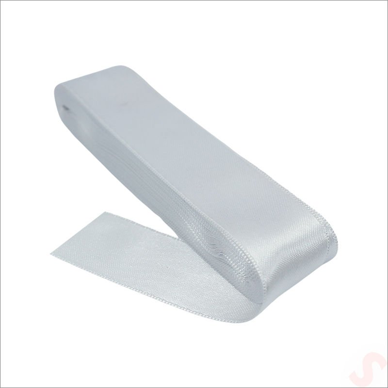 Saten Kurdele, 3cm x 10mt - Gümüş