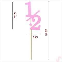 1/2 Yarım Yaş Pasta SüSü, 4cm x 26cm - Pembe