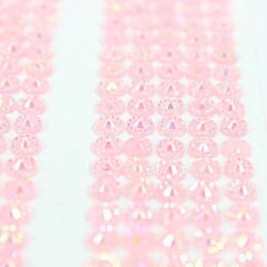 Yapışkanlı Kristal Süsleme Taşları 0,50 cm Çap, 600 Adet Taş, Pembe