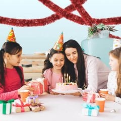 Parti Boyun Simi, 7 cm x 2 mt - Kırmızı