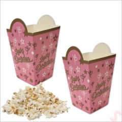 İyi Ki Doğdun Pembe Mısır Kutusu - 8 Adet