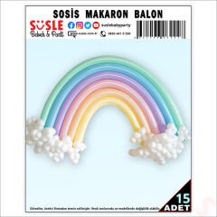 Sosis Makaron Balon - 15 Adet
