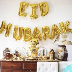 Eid Mubarak Folyo Balon Seti, 40 cm