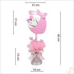 Kundak Bebek Masa SüSü, 46cm x 21cm - Pembe