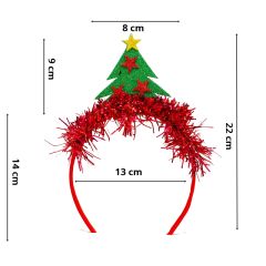 Yılbaşı Simli Çam Ağacı Taç